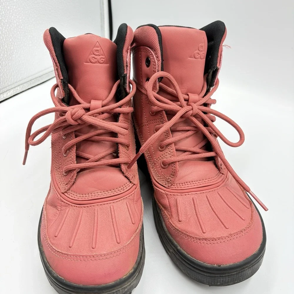 Nike ACG Woodside Boots GS Size 3.5Y Light Redwood‎ Black 524872-800